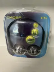 VINTAGE KOSS KTX-6 PORTABLE STEREOPHONES HEADPHONES SEALED!