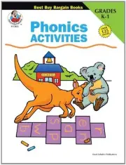 BEST BUY BARGAIN BOOKS: PHONICS ACTIVITIES, GRADES K-1 By School Specialty *NEW*