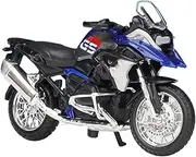 For BMW R1250 GS, R NineT Scrambler 1:18 Simulation Motorcycle Model Alloy Dirt Bike Bike Replica Collection Gift Ornaments(R1200GS blue)