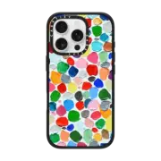 iPhone 16 Pro Impact Case MagSafe Compatible Polka Daub Pebbles