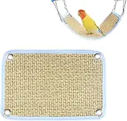 Pet Hammock, Ferret Hammock, Cage Cooling Accessories Multipurpose Pet Sleeping Bed Machine Washable for Chinchilla Standing Resting Playing Gliders Birds