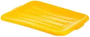 LOT OF 12 Carlisle N4401204 Comfort Curve Tote Box Universal Lid, Yellow