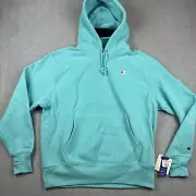 Champion Hoodie Mens L CLAB Defender Series Blue Reverse Weave Scarferch NWT