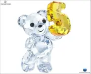 Swarovski 2015 Kris Bear Number Five Rare, Retired & NMIB #5108727