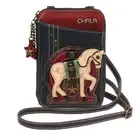 Chala Horse Faux Leather Wallet Crossbody Bag (Navy) NWT