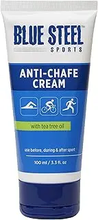 Blue Steel Sports Anti Chafe Cream | Long lasting Chafing Protection | Water & Sweat Resistant | Non Sticky & Non Greasy | Non Staining| Whole Body Protection | Gentle on Sensitive Skin