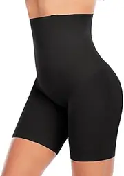 [Generic] Shapewear Shorts for Women Tummy Control High Waist Body Shaper Compression Thigh Slimmer Butt Lifter Panties