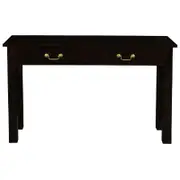 Tasmania 2 Drawer Straight Leg Sofa Table (Chocolate)