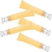 BELLIFFY 5pcs Portable Eye Cream Tubes with Roller Applicator Dispenser for Womens Skincare for Travel DIY Beauty Products Lightweight Convenient Storage