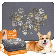 Washable Pee Pads for Dogs: 2 Pack Reusable Puppy Pads, Absorbent & Leakproof...