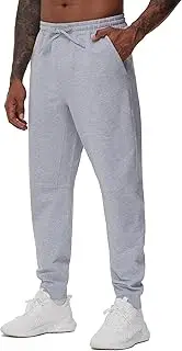 [THE GYM PEOPLE] Men's Drawstring Workout Joggers Pants Lightweight Tapered Running Lounge Sweatpants with Pockets