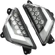 Motorcycle Brake Lights For K&awasaki For Ninja 650 400 300 250 ZX-25R ZX-6R ZX25R EX250 EX650 ZX4R Flasher Light LED Turn Signals Indicator Blinker Running(Clear)