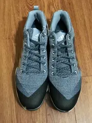 Adidas Mens Power Alley 5 Baseball Onix/Silver Metal Cleats B39180 Size 12
