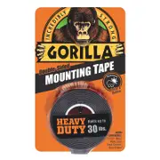 Gorilla 1.5m Black Mounting Tape