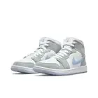 Jordan 1 Mid Wolf Grey Aluminum (Women's) BQ6472-105 US Women's