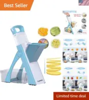 Mandoline Slicer Plastic 13" Adjustable Thickness Vegetable Chopper Kitchen Use