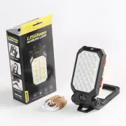 15W Rechargeable LED Work Light with COB/T6 Beads, 4 Modes, Magnetic Base, IPX6