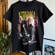 Vintage Nirvana T-shirt, Rock Band Shirt Gift for Women and Men Oversized Tee
