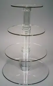Acrylic Cake / Cupcake Stand CS6 MADE IN THE USA