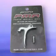 Proto Matrix Rail PMR Alloy Ultralite Roller Bearing Trigger Silver Paintball