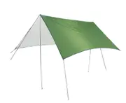 C152 3*3m Outdoor Beach Awning Rainproof with Pole Canopy Fishing Picnic Camping Pergola Oversized Ground Cloth Camping Gear Equipment