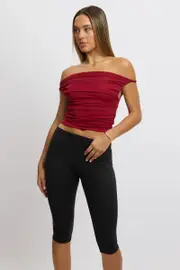 Black Capri Leggings - Size 16XL, Women's Bottom