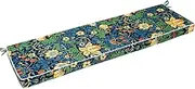 HAJDCUTC Outdoor Bench Cushion Waterproof, Bench Cushions for Outdoor Furniture, Patio Porch Swing Replacement Seat Pad with Ties for Garden Backyard, 48 x 18 Inch Lotus