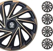 SPARCO Set Wheel Covers Varese 16-inch Gold/Black