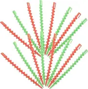 Healvian Heat Distribution Curling Rods 22pcs Perm and Dye Spiral Bars Long Hair Hair Rods for Tight Curls for Braids