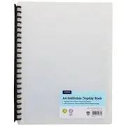 J.Burrows Recycled Refillable Display Book 20 Pockets Clear