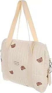 TOYANDONA Large Capacity Aesthetic Diaper Bag Multi Functional Nursery Storage Tote for Essentials Portable and Stylish Mommy Stroller Organizer for Travel and Outings