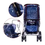 EVA Universal Baby Infant Stroller Pram Buggy Rain Cover Pushchair Wind Shield