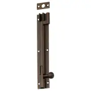 15cm Offset Barrel Bolt, Antique Brass