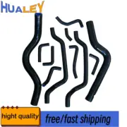 BLACK SILICONE RADIATOR&HEATER HOSE FOR MITSUBISHI ECLIPSE DSM 4G63T 1G 1990-94