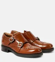 [Miu Miu] Miu Miu x Church's Double Monk leather brogues AU 6 brown