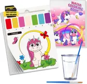 Paint with Water Books for Kids-Magic Paint Set Fit for 3-8 Year Olds-Travel Col