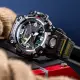 【CASIO 卡西歐】G-SHOCK MUDMASTER 泥王太陽能耐衝擊運動雙顯腕錶/軍綠(GWG-2000-1A3)