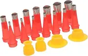 SHINEOFI 1 Set Caulking Tool Nozzles Base Protective Cover for Grout Sealing Window Door Repair Kitchen and Bathroom