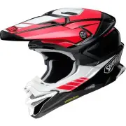 VFX-WR 06 Jammer TC-1 Black White Red Motocross Helmet