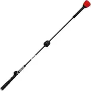 Golf Swing Trainer Stick Rhythm Corrector Trainer Aid Golf Practice Stick for Strength Flexibility and Tempo Training Golf Accessories Indoor Outdoor Adjustable