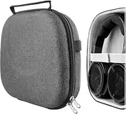 Geekria Shield Headphones Case Compatible with Corsair HS55, HS65, HS80, Virtuoso PRO Headsets, Replacement Hard Shell Travel Carrying Bag with Cable Storage (Dark Grey)