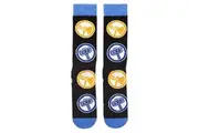 Bioworld Marvel Thor Love And Thunder Symbols Crew Socks - Shoe Size 8-12