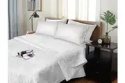 Ramesses 3 Piece Ultrasonic Comforter Set King White