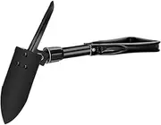 Camping Shovel Folding - Compact Folding Shovels for Camping - Multifunctional Non-Slip Grip Precision Hinge Gear for Backpacking Garden Landscaping Outdoor Planting Gardening Hiking