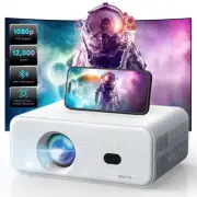 Electric Focus Mini Projector with 5G WiFi and Bluetooth, Support FHD 1080P S...