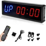 LED Interval Timer Count Down/Up Clock Stopwatch with Remote for Home Gym Fit...