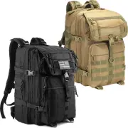 45L Molle Army Military Tactical Backpack Waterproof Assault BagTravel Rucksack