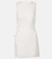 [SIR] SIR D'Orsay linen minidress AU 8 white