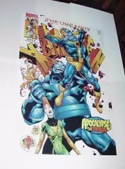 X-Men Poster #159 Cyclops Phoenix vs Apocalypse Adam Kubert Uncanny 377
