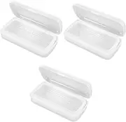 minkissy 3pcs Box of Manicure Tools Nail Soaking Tray Beauty Tool Tray Nail Tool Organizer Tray for Lash Tools Organizer for Nail Tray Nail Tool Cleaner Spa Pp